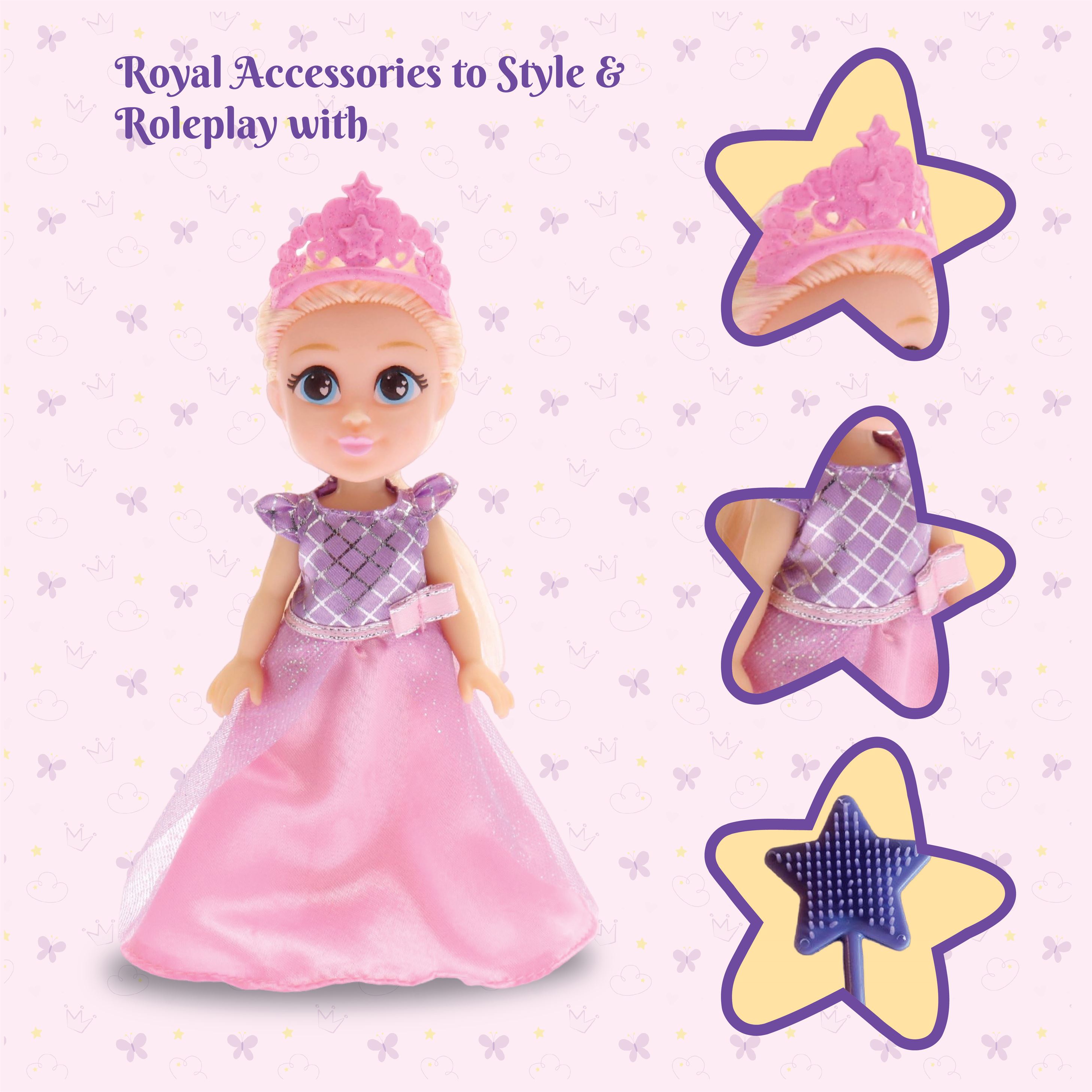 Li'l Diva Princess-Fiona, 6 Inch Doll For Girls 3+ Years Li'l Diva Princess-Fiona, 6 Inch Doll For Girls 3+ Years